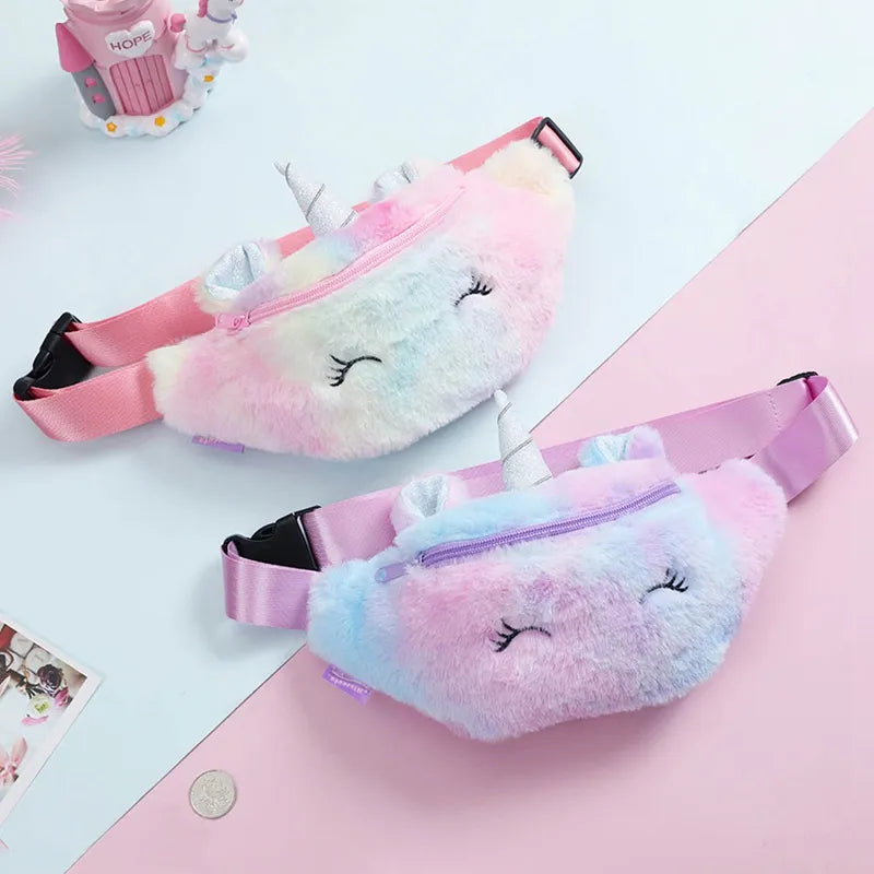 Children Cute Unicorn Waist Bag