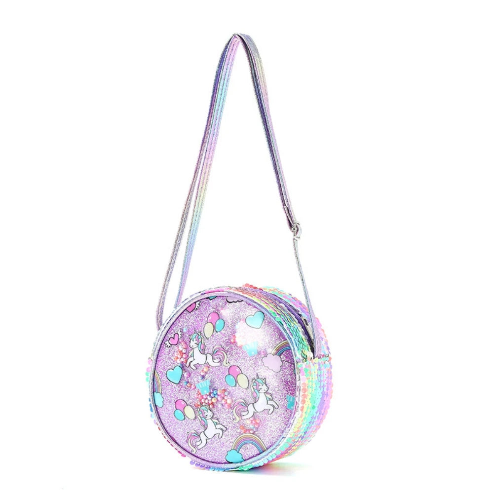 Sequined Crossbody Bag