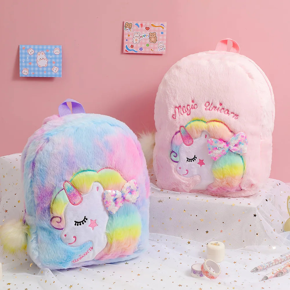 Lovely Soft Unicorn Backpacks Variety of Colours