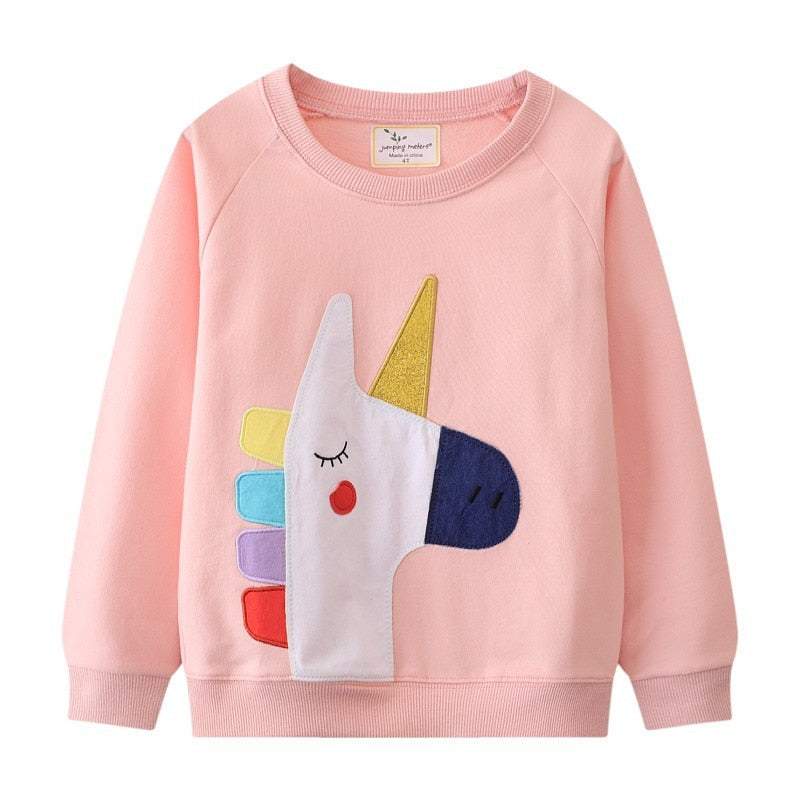 Unicorn Sweatshirts Light Pink