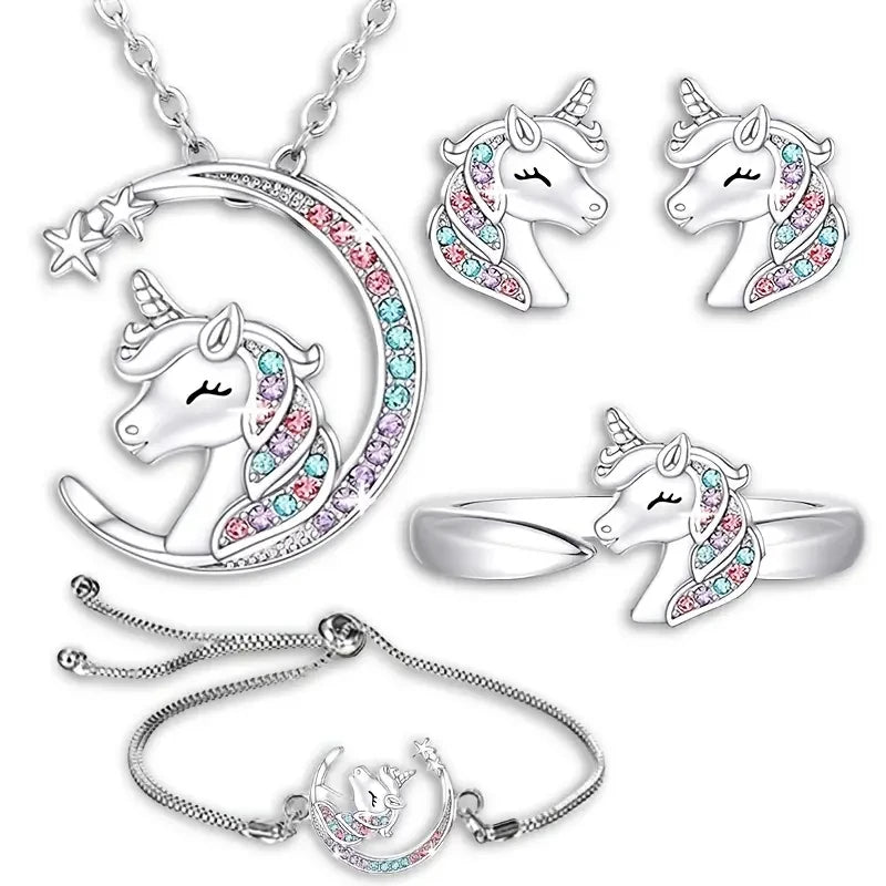 Gorgeous Unicorn Jewelry Set