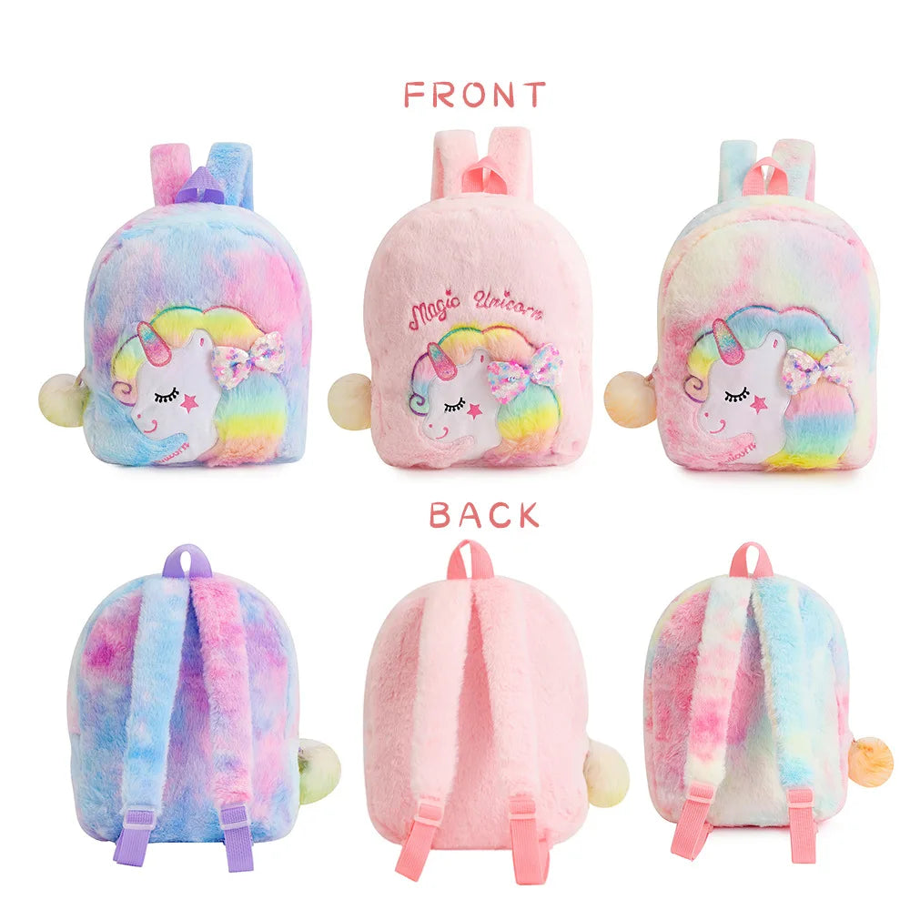 Lovely Soft Unicorn Backpacks Variety of Colours