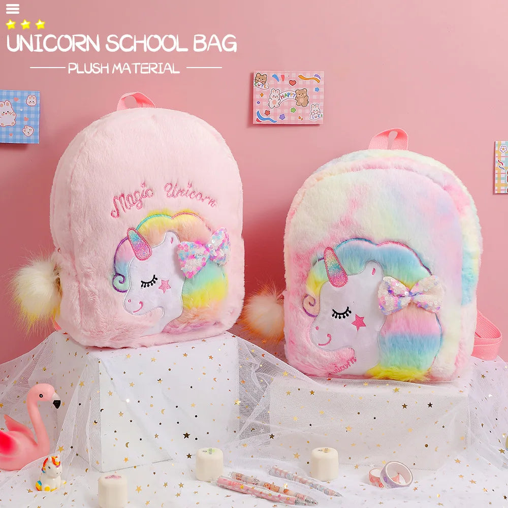 Lovely Soft Unicorn Backpacks Variety of Colours