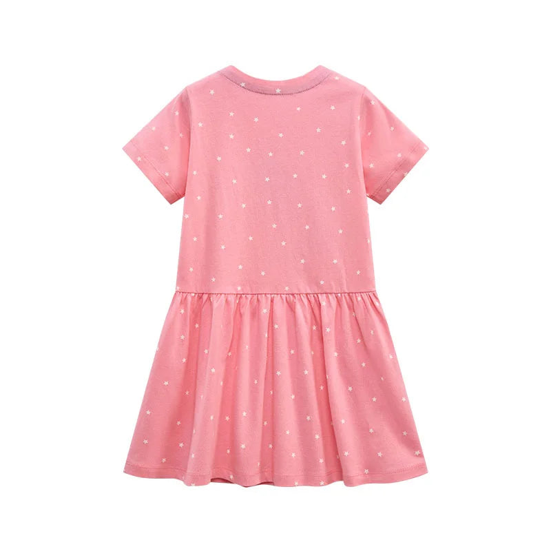 Pretty Unicorn Summer Party Dresses for Ages 2-8 Years