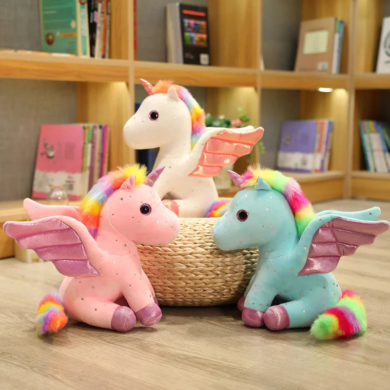 10/20/30cm Angel Unicorn Soft Toy