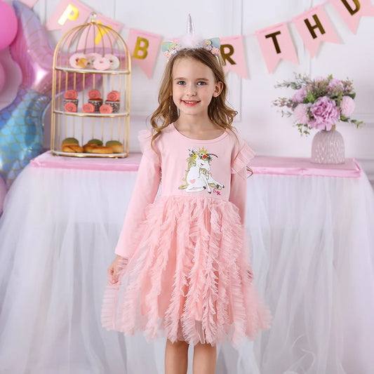 Pretty Unicorn Dresses Ages 3-8 Years