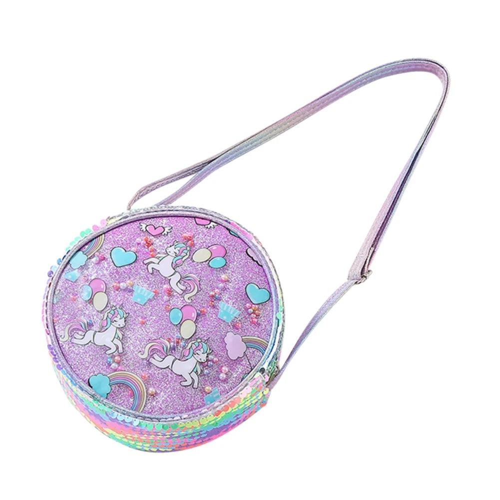 Sequined Crossbody Bag