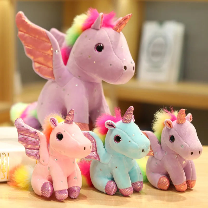 10/20/30cm Angel Unicorn Soft Toy