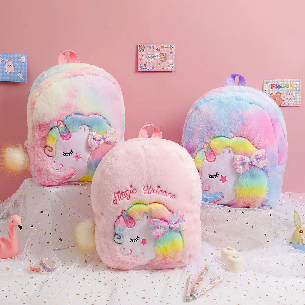 Lovely Soft Unicorn Backpacks Variety of Colours