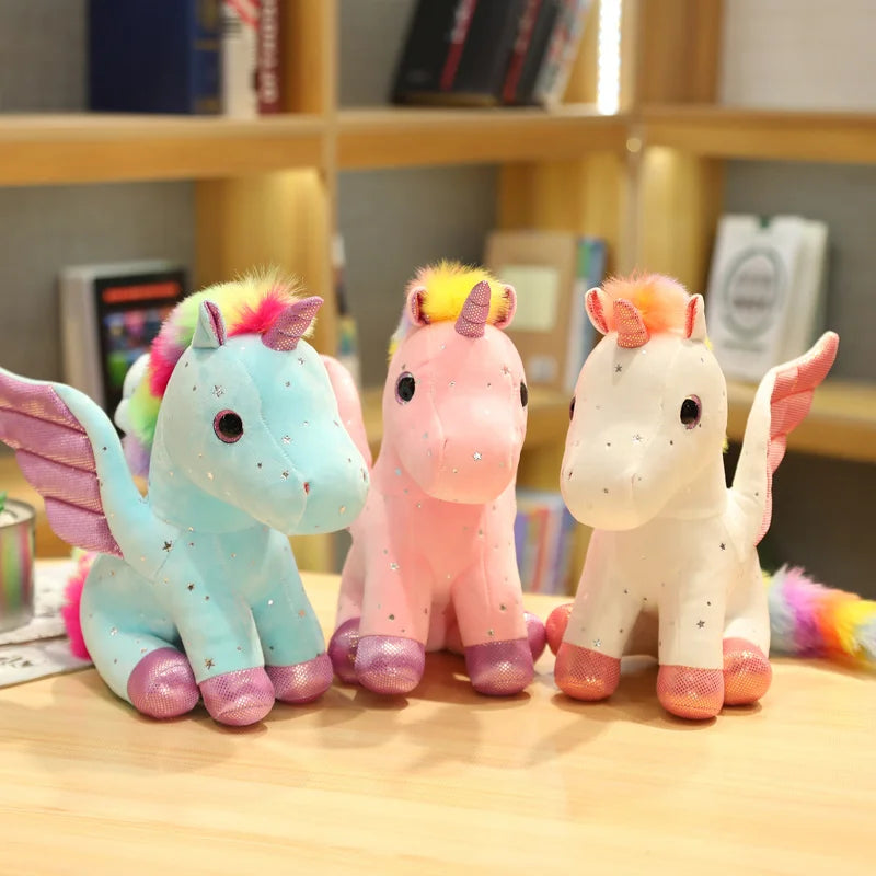 10/20/30cm Angel Unicorn Soft Toy