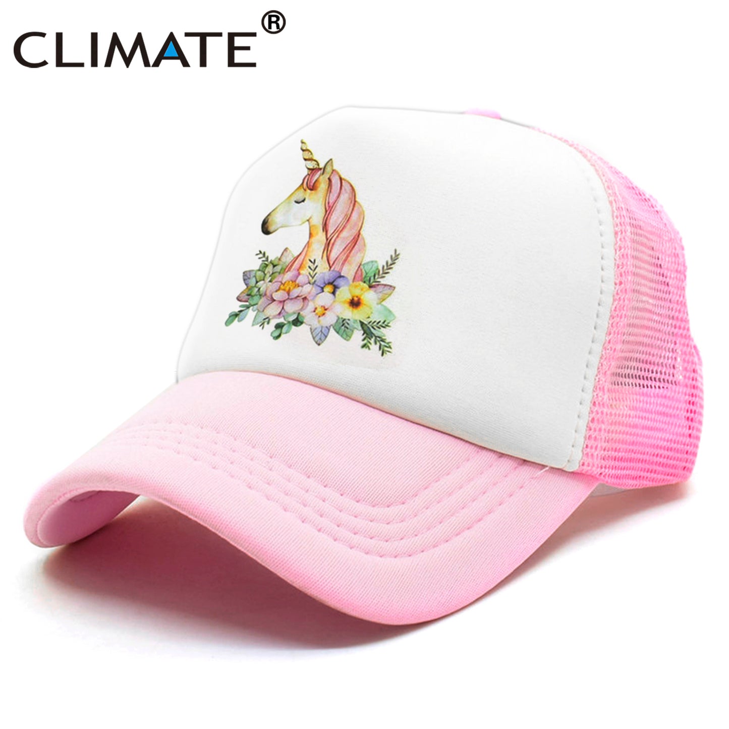 Unicorn Baseball Cap for Kids and Adults Pink