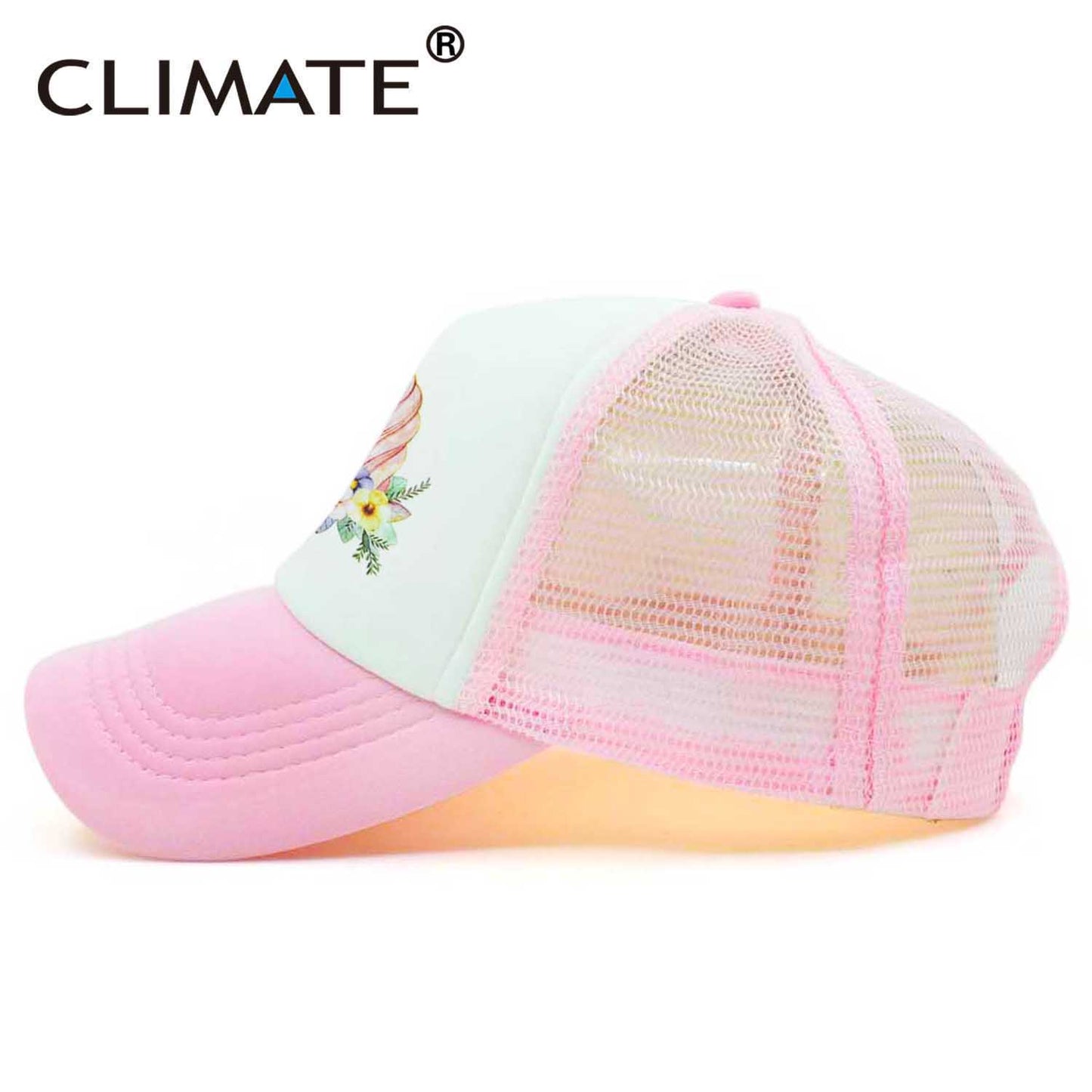 Unicorn Baseball Cap for Kids and Adults Pink