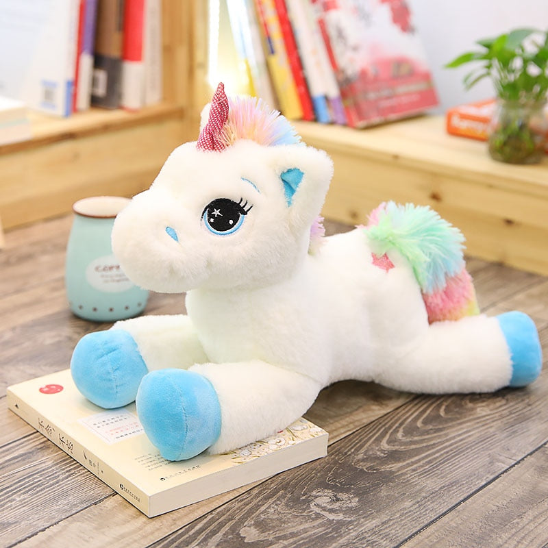 Rainbow Unicorn Plush Toys 40cm 60cm 80cm