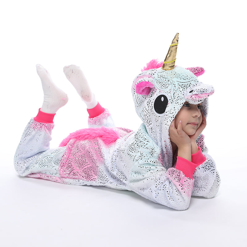 Unicorn Jumpsuits for Girls and Boys Goldscale