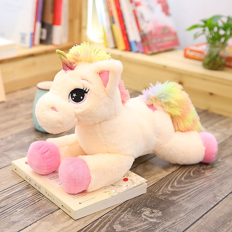 Rainbow Unicorn Plush Toys 40cm 60cm 80cm