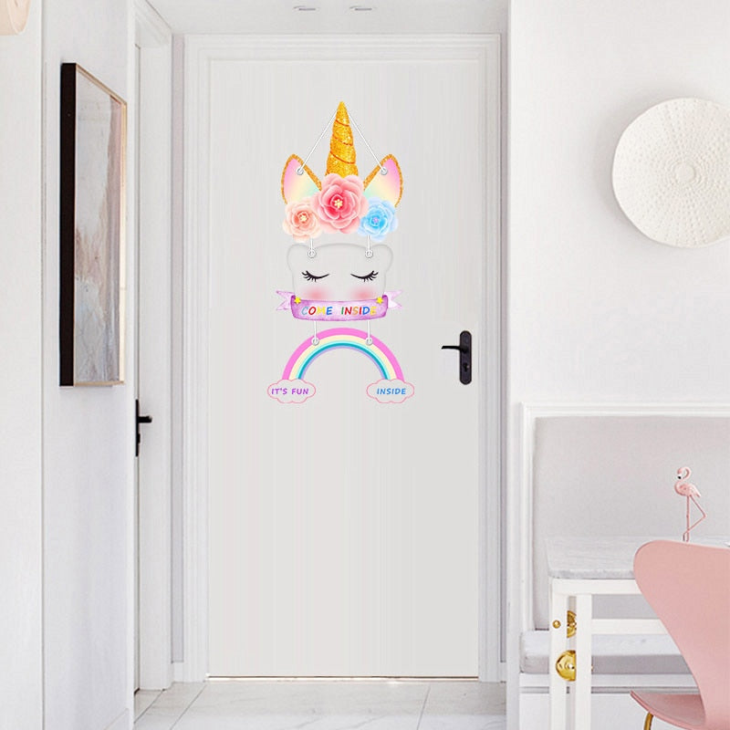 Unicorn Wall Stickers For Kids Room