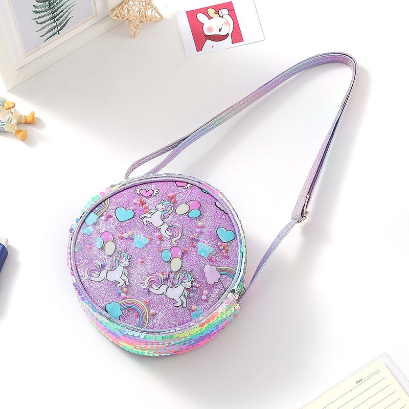 Sequined Crossbody Bag