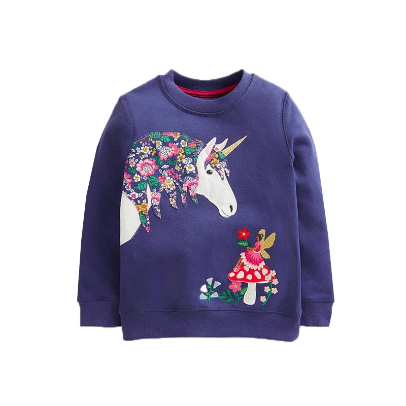 Unicorn Sweatshirts Navy