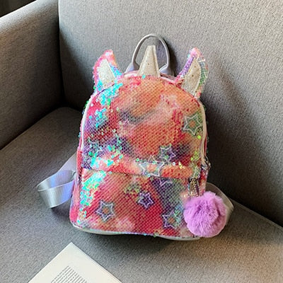 Sequined Unicorn Backpacks