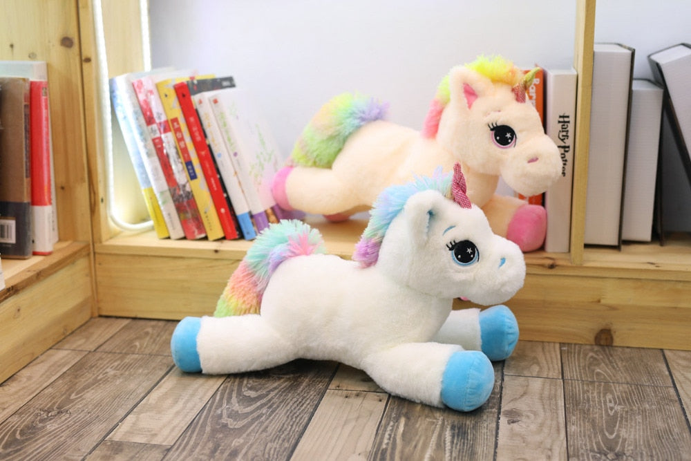 Rainbow Unicorn Plush Toys 40cm 60cm 80cm