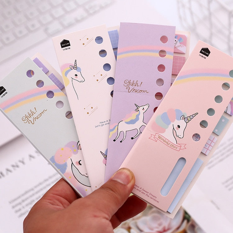 4+1 Minature Unicorn Memo Pad