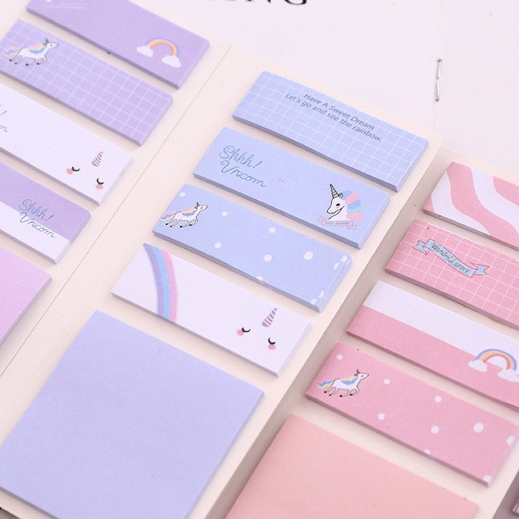 4+1 Minature Unicorn Memo Pad