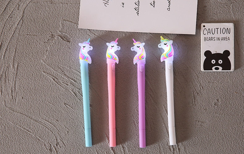 4 Pc Set Unicorn Gel Pens