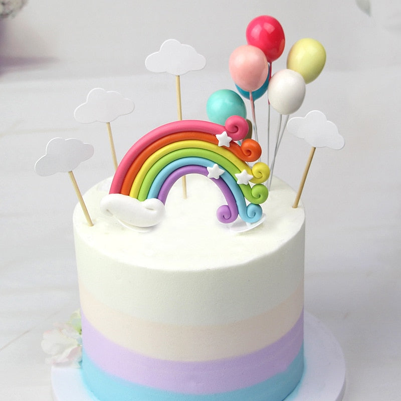 Unicorn Party Supplies - Cake Decoration Set B