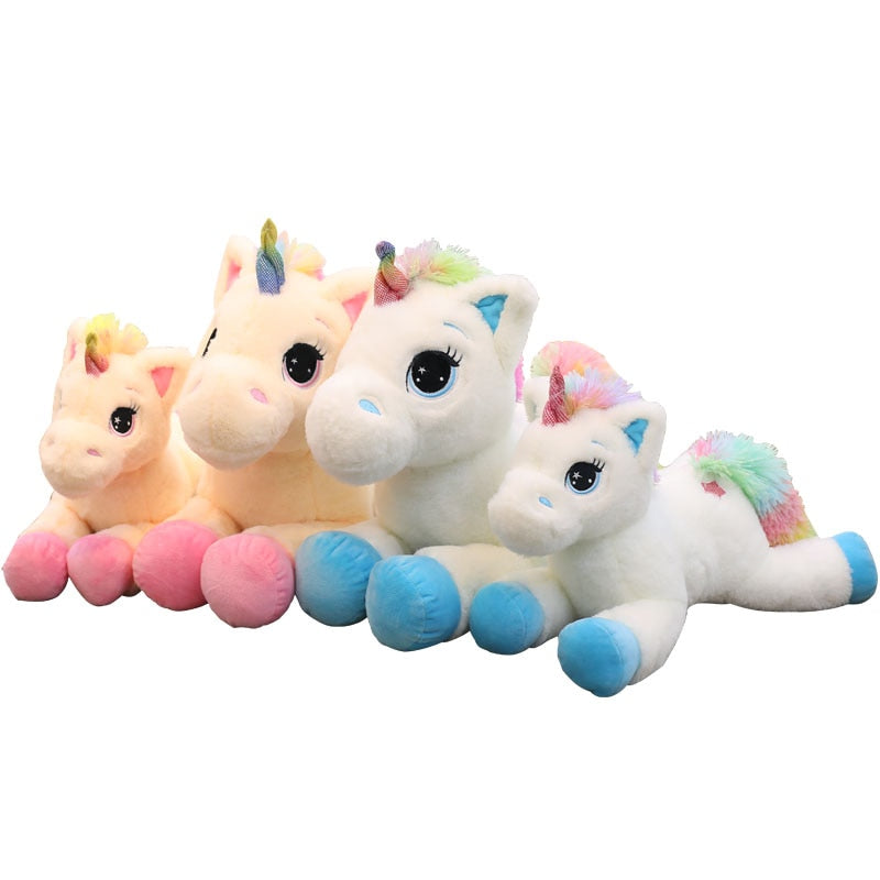 Rainbow Unicorn Plush Toys 40cm 60cm 80cm