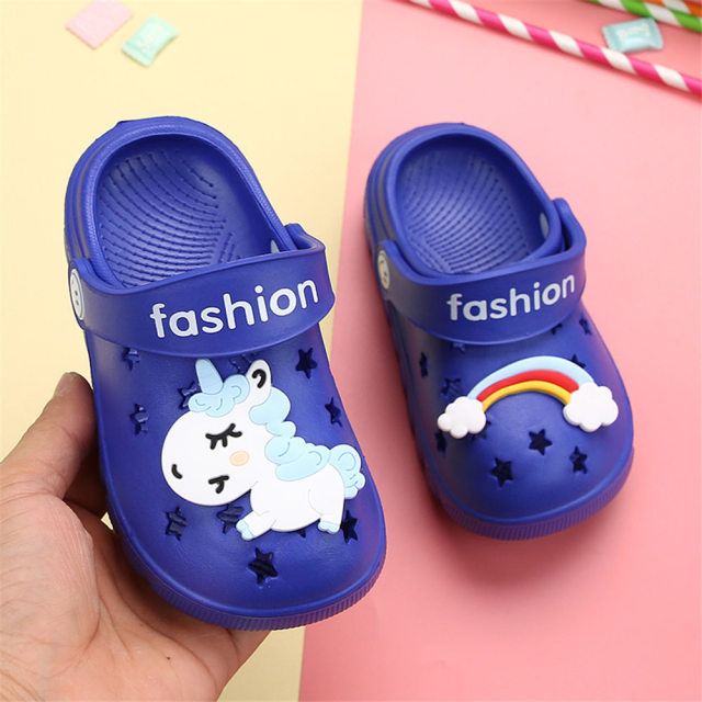 Unicorn Summer Rainbow Shoes for Boys and Girls Blue