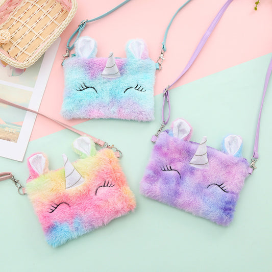 Unicorn Plush Handbag