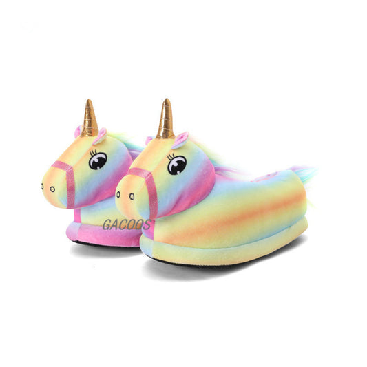 Winter Unicorn Fluffy Slippers (N5)