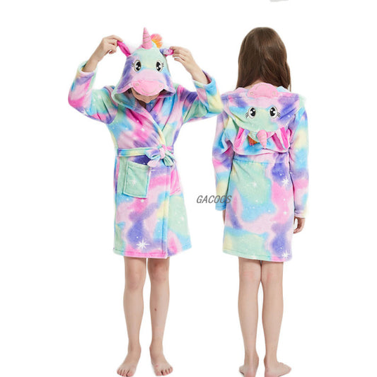 Winter Unicorn Hooded Tingjin Robe