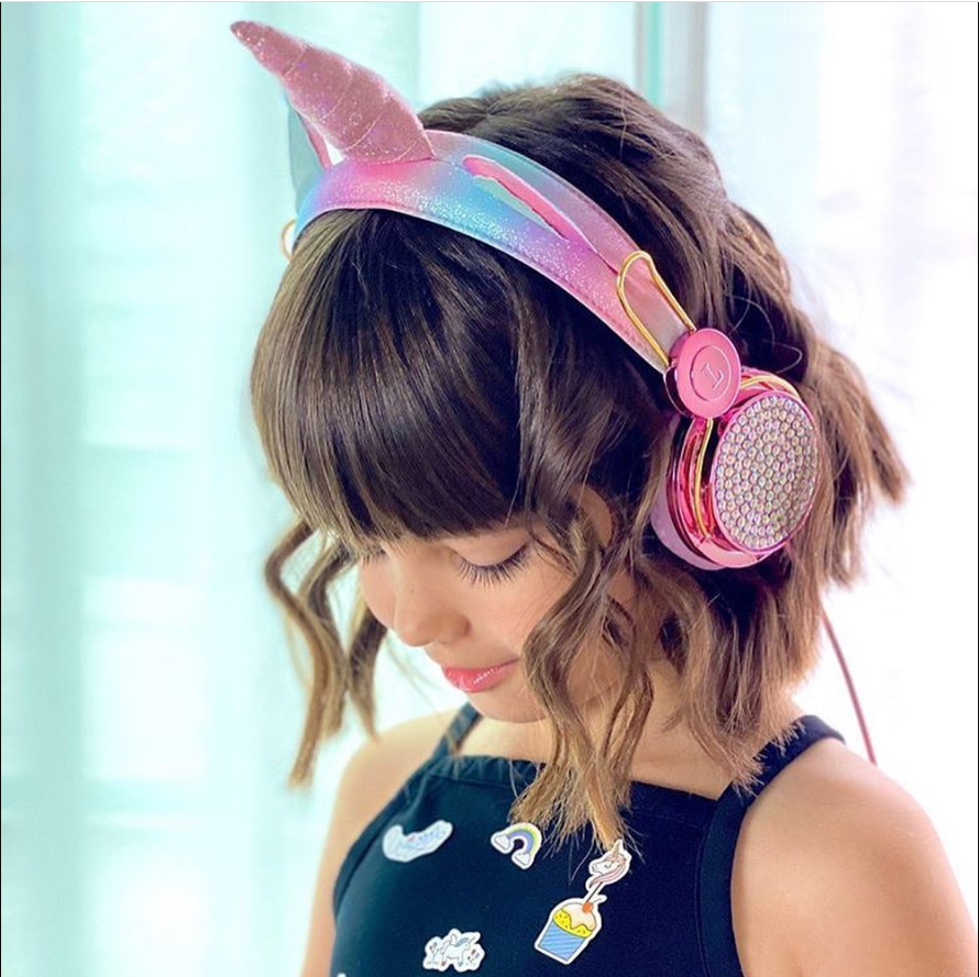 Cute Wired Unicorn Headphone With Microphone