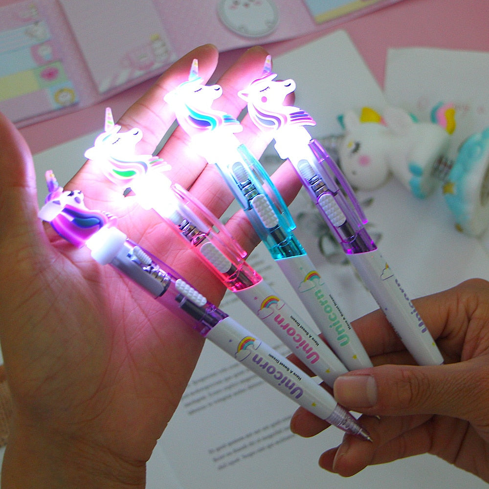 Glowing Unicorn Pens