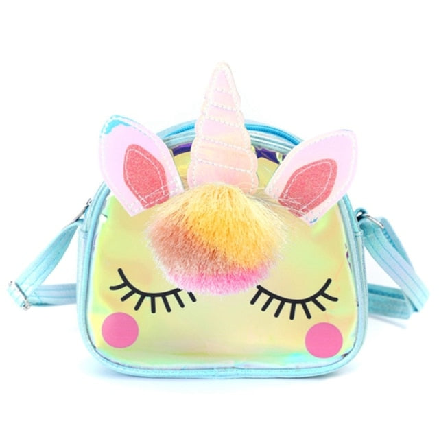 Shiny Rainbow Unicorn Shoulder Bag