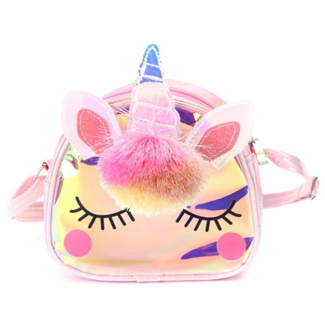 Shiny Rainbow Unicorn Shoulder Bag