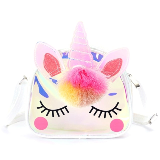 Shiny Rainbow Unicorn Shoulder Bag