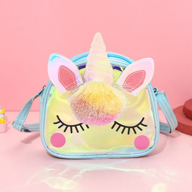 Shiny Rainbow Unicorn Shoulder Bag