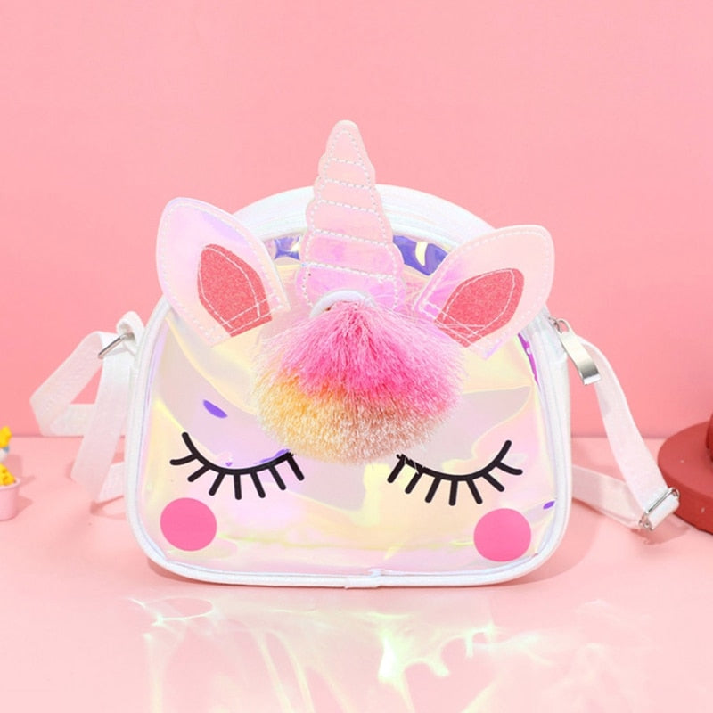 Shiny Rainbow Unicorn Shoulder Bag