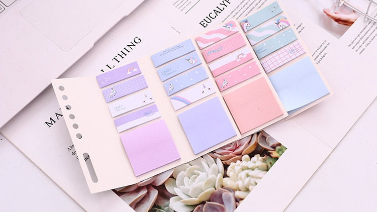 4+1 Minature Unicorn Memo Pad