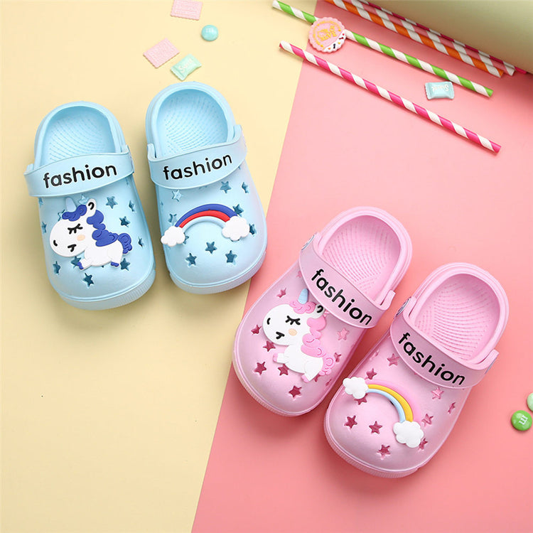 Unicorn Summer Rainbow Shoes for Boys and Girls Cyan