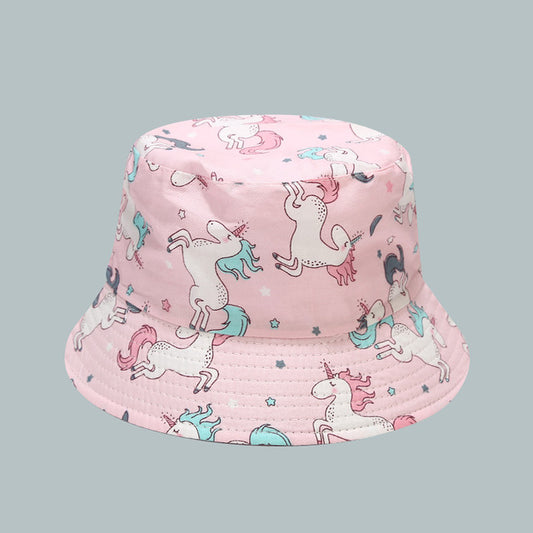 Summer Baby Hat for Ages 2-6 Years Dark Pink