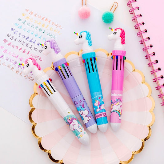 10 Colours Unicorn Gel Pen