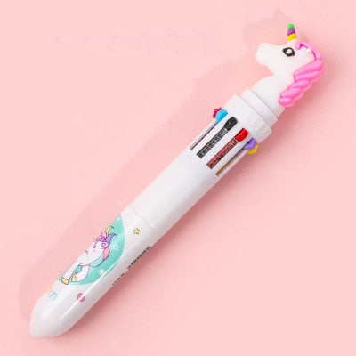 10 Colours Unicorn Gel Pen