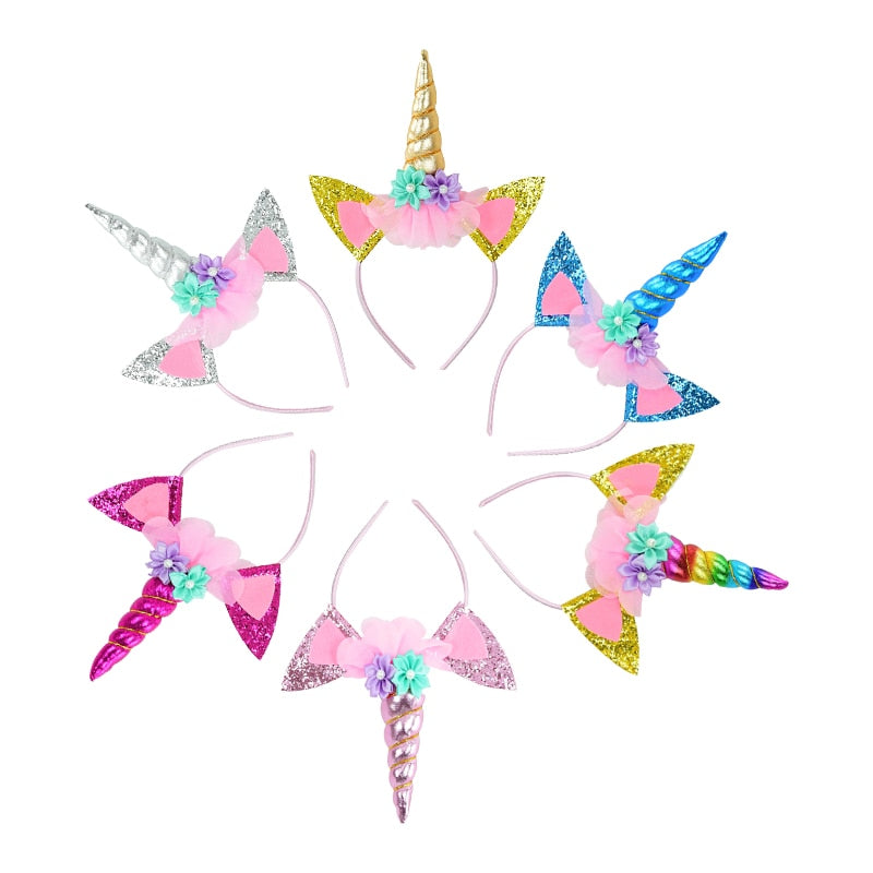 Unicorn Headband in Assorted Colours