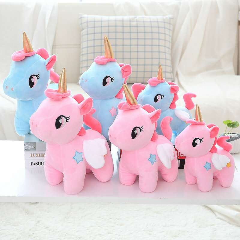 Soft Unicorn Plush Toys Various Sizes