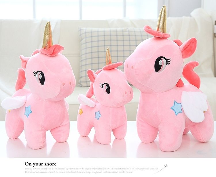 Soft Unicorn Plush Toys Various Sizes