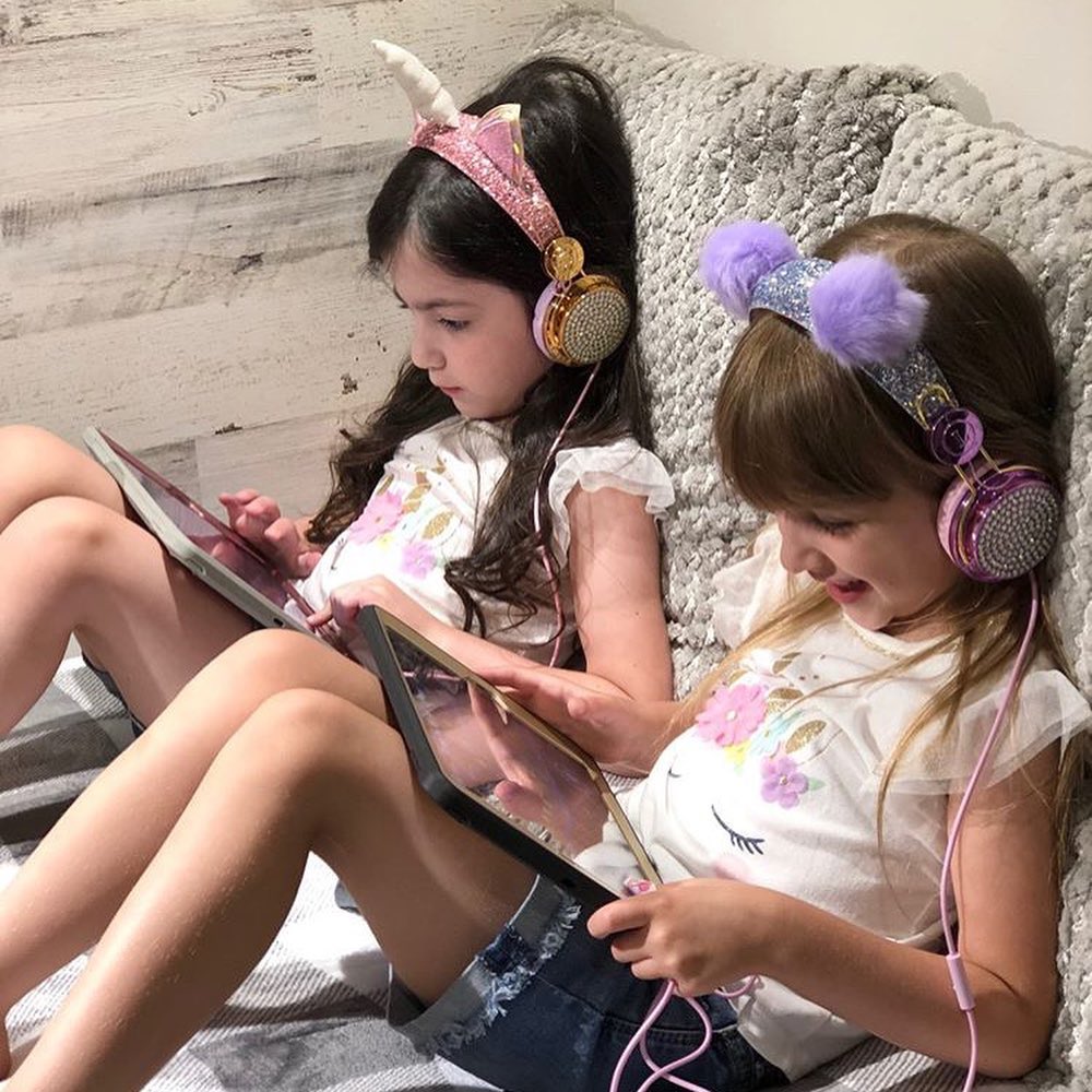 Cute Wired Unicorn Headphone With Microphone