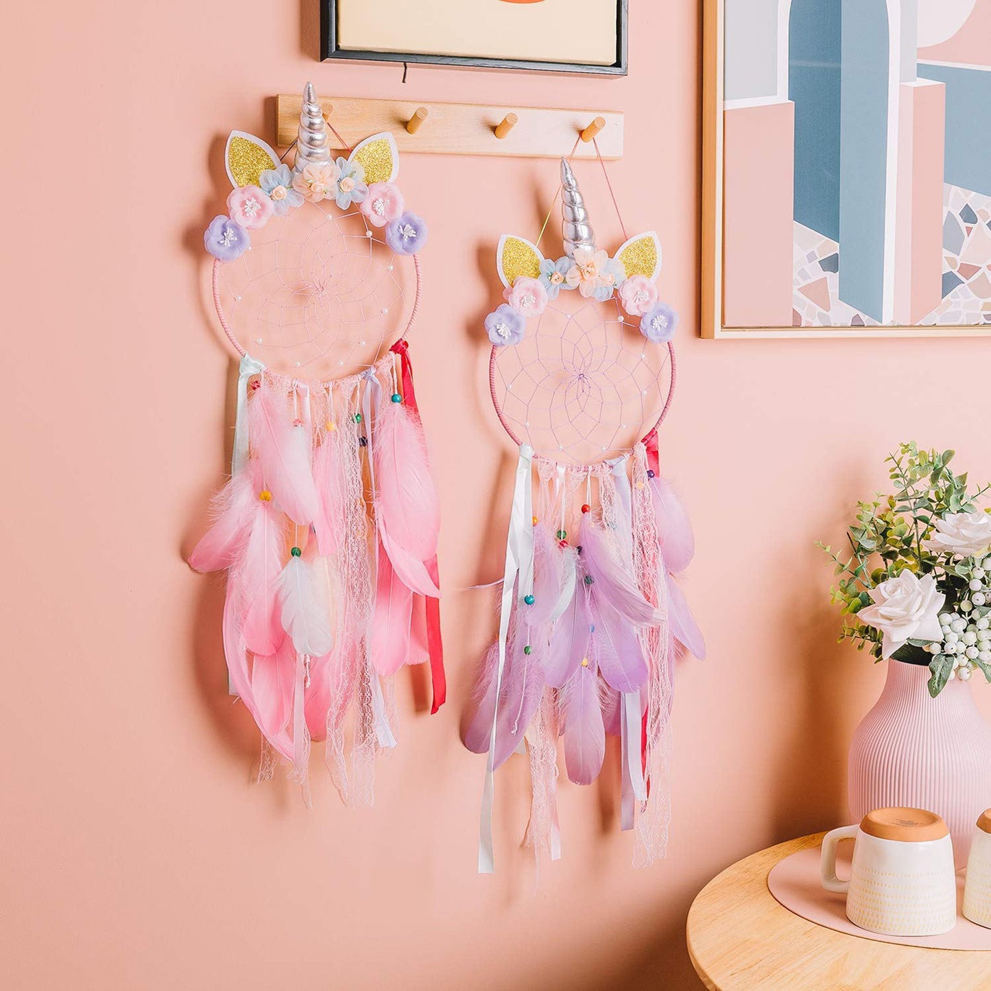 Beautiful Boho Unicorn Dream Catcher